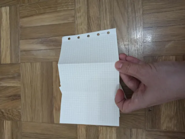 Ricambio agenda A7 calendario mensile