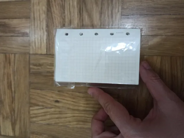 Ricambio agenda A7 calendario mensile