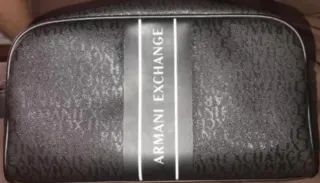 Neceser Armani Exchange Negro Nuevo