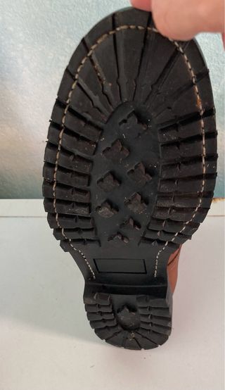 Botines de cuero marrones