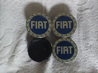 Tapabujes Fiat 49mm centro rueda llanta logo