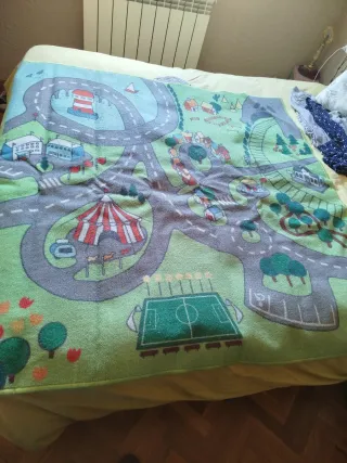 Alfombra infantil de tela para niños