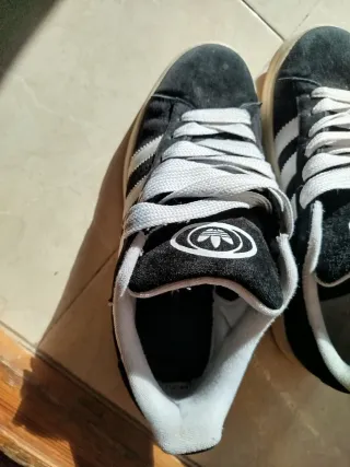 Zapatillas Adidas Campus Negras y Blancas