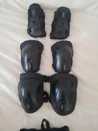 Protecciones mano, codo y rodilla.Niño 9-15 años