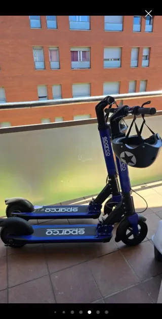 Patinete Eléctrico Sparco Azul hoy 400 € LOS DOS!!