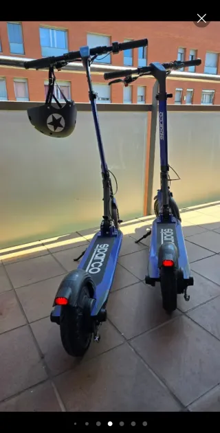 Patinete Eléctrico Sparco Azul hoy 400 € LOS DOS!!