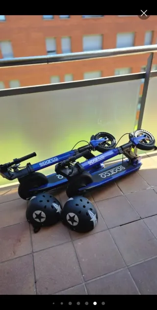 Patinete Eléctrico Sparco Azul hoy 400 € LOS DOS!!
