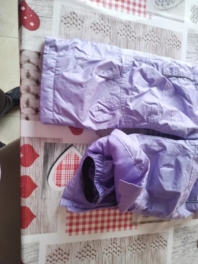 Peto/Pantalón Nieve Talla 86/92 Morado