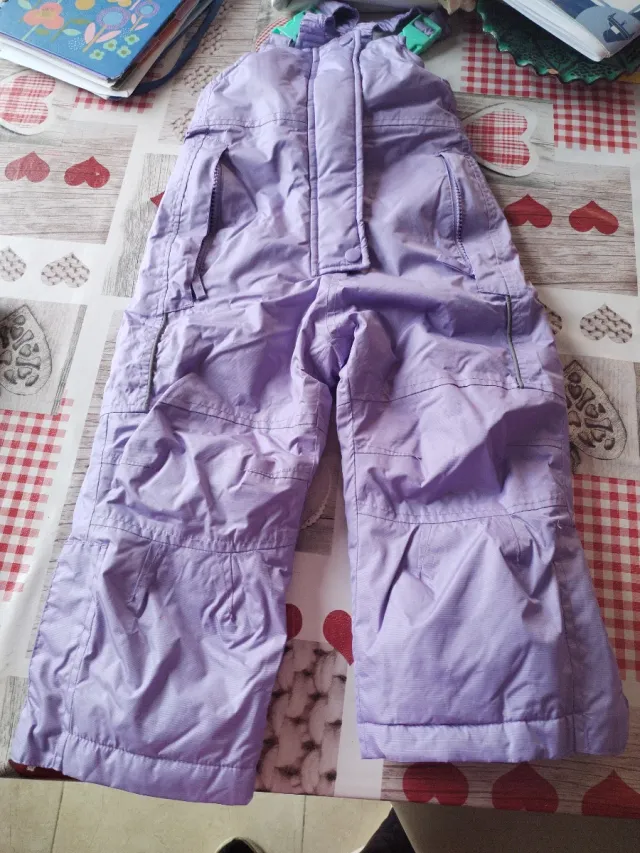 Peto/Pantalón Nieve Talla 86/92 Morado