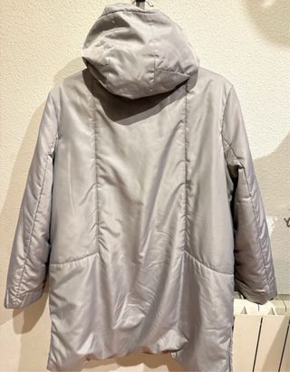 anorak ,abrigo Pedro del Hierro gris mujer