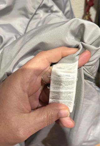 anorak ,abrigo Pedro del Hierro gris mujer