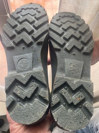 Botas de agua verdes