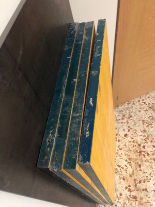 Tableros de obra amarillos 100/50/2,5 cm