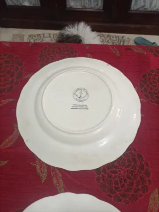 Coppia di piatti La Cartuja Pickman verdi