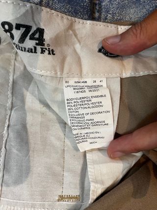 Dickies 874 Beige, talla 44