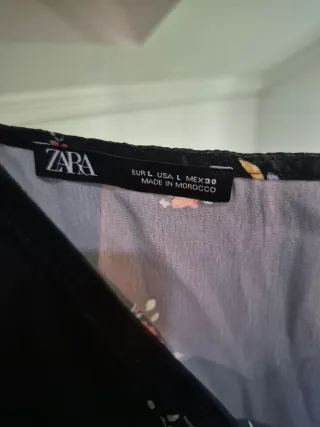 Vestido ZARA Estampado Tirantes