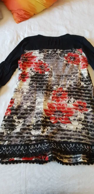 Vestido corto invierno floral