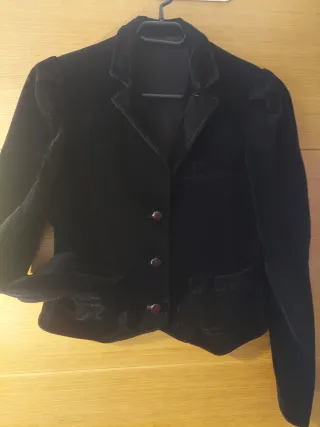 Americana negra mujer terciopelo