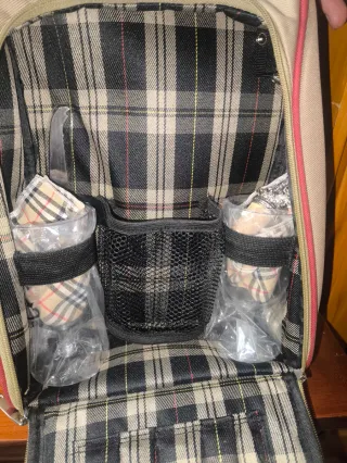 Mochila picnic Volvo verde oliva