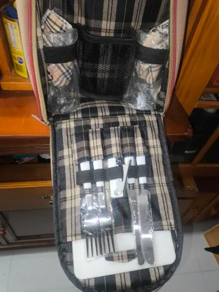 Mochila picnic Volvo verde oliva