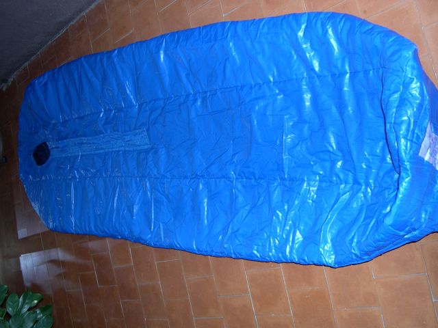 Saco de dormir azul