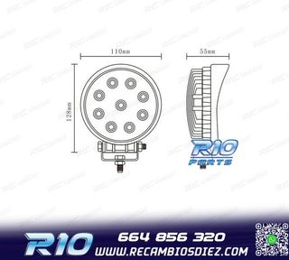 FOCO LED 42W COCHE, CAMION, QUAD O MOTO