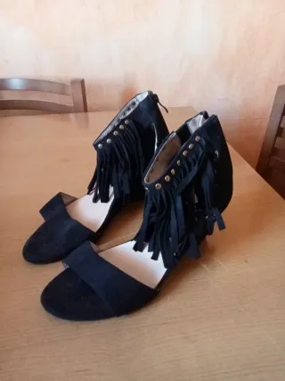 Sandalias negras mujer talla 38