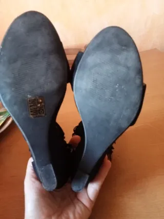 Sandalias negras mujer talla 38