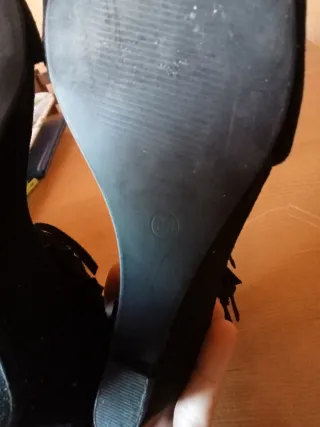 Sandalias negras mujer talla 38