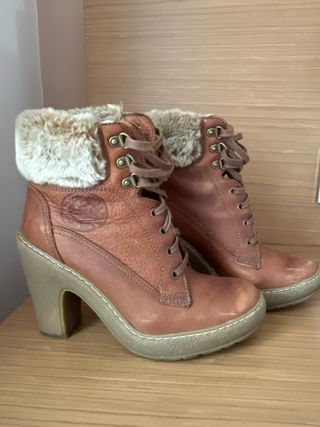 Botas Panama Jack Marrones Tacon