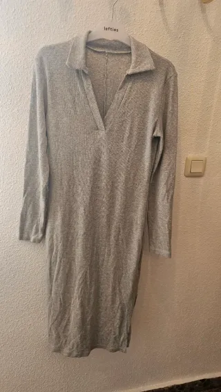 Vestido gris, talla única