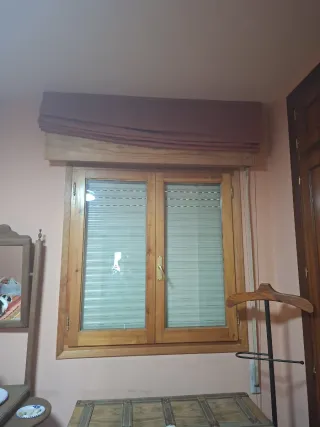 Cortina a rullo arancione