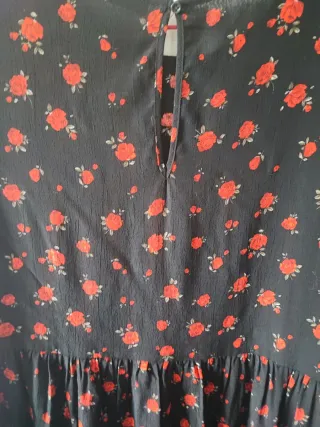 Vestido largo Pull and Bear estampado floral