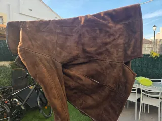 Abrigo de Invierno de Ante Genuino