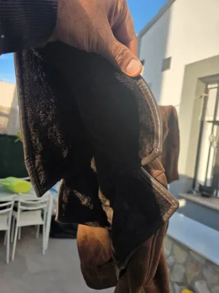 Abrigo de Invierno de Ante Genuino