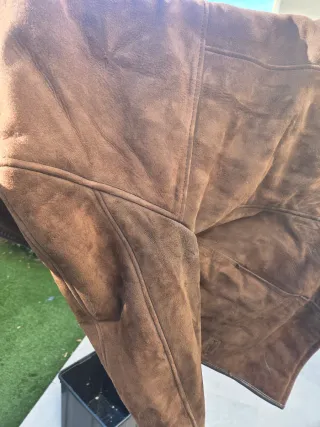 Abrigo de Invierno de Ante Genuino