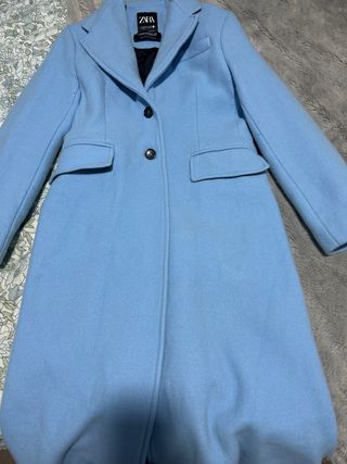 Abrigo Zara Azul Talla M