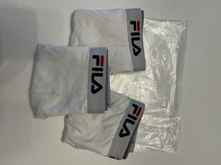 Lote 3 Slips Fila Gris y Blanco