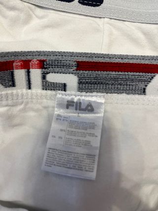 Lote 3 Slips Fila Gris y Blanco