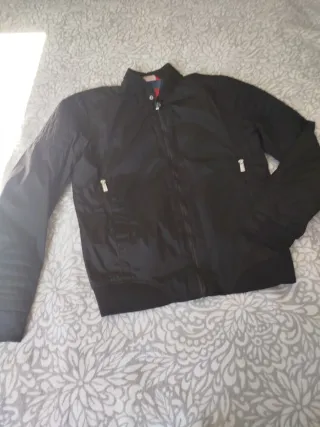 Cazadora Zara Negra Hombre