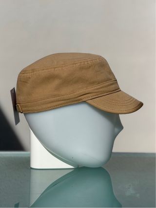 Gorra Stetson estilo militar beige