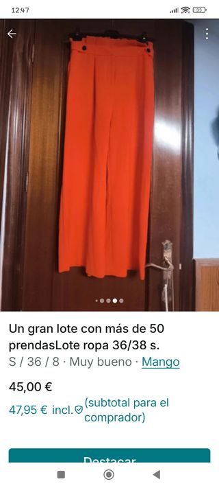 Lote Ropa Mujer +50 Prendas Varias Marcas
