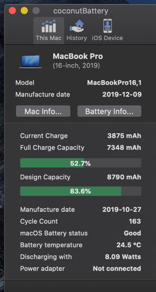MacBook Pro 16 2019 eng/ru 2.6/16/512/4gb Radeon