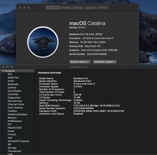 MacBook Pro 16 2019 eng/ru 2.6/16/512/4gb Radeon