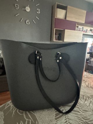 Bolso O bag grande gris