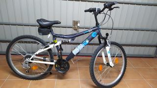 Bicicleta 24" Doble Suspensión Shimano