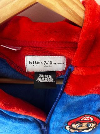 Pijama/Disfraz Super Mario Talla 7-10