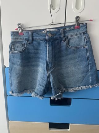 Shorts vaqueros desgastados M/38