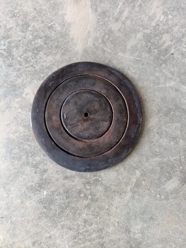 Tapa hierro fundido estufa carbón/leña