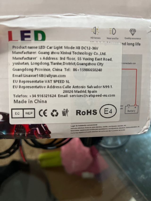 Luces LED Moto (Par)